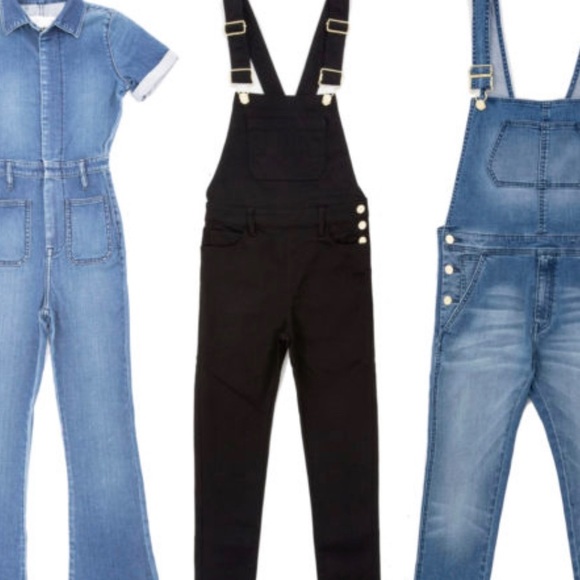 WeWoreWhat High Rise Skinny Overalls - Picture 2 of 7